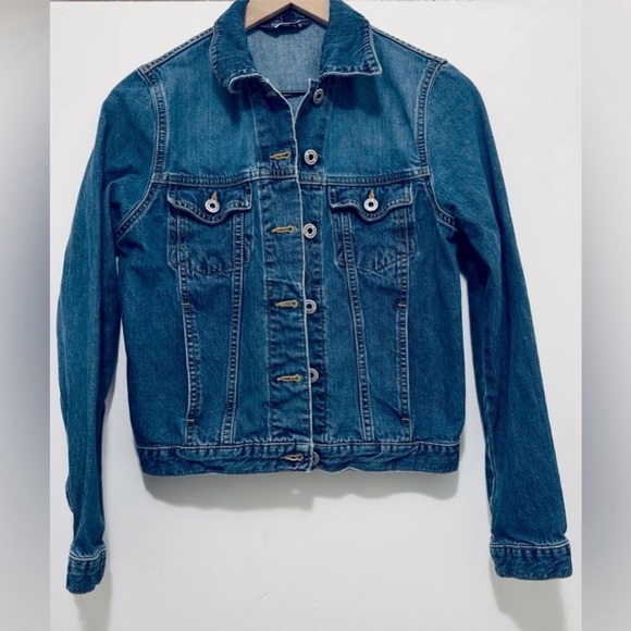 Mavi Jackets & Blazers - Vintage Classic Mavi “The Kathy Trucker” Blue Denim Jacket, Women’s Size Small